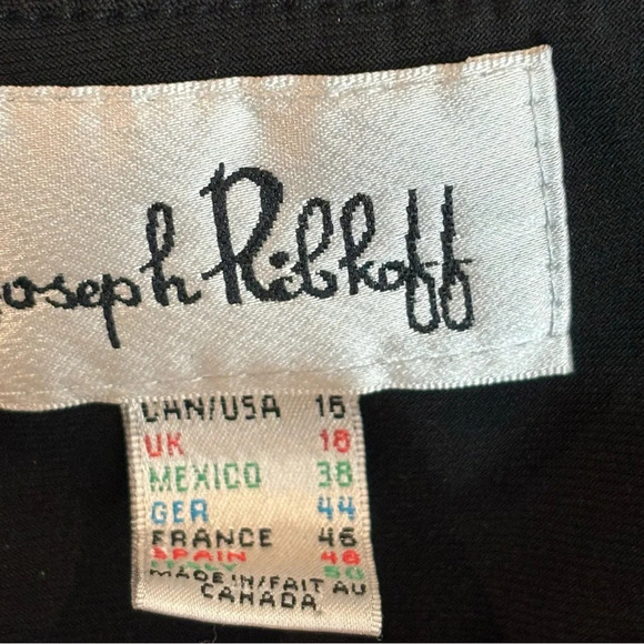 JOSEPH RIBKOFF Sz 16 Elastic Waist Pull On Jersey Knit Tapered Leg Trousers - Picture 5 of 8